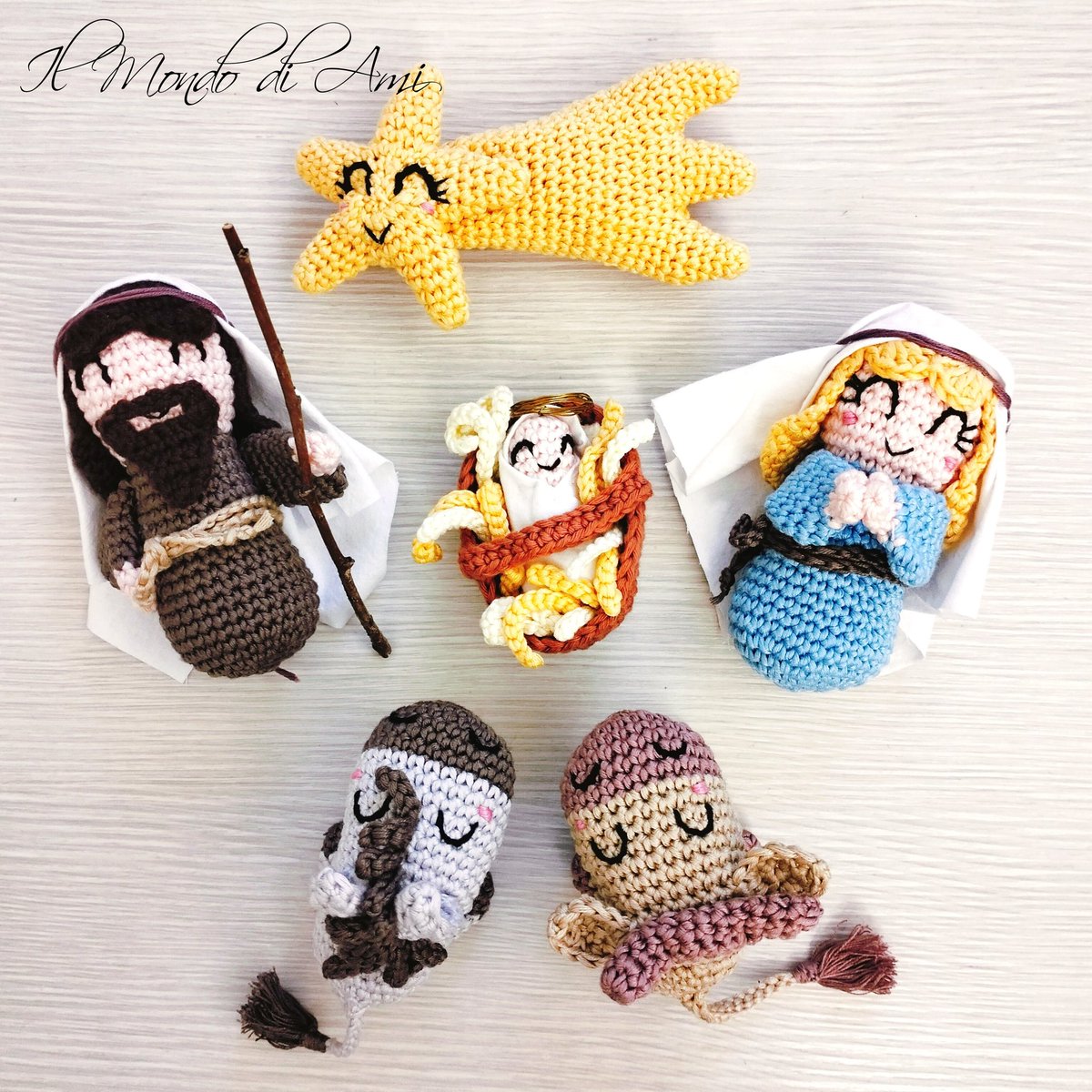 Mini Presepe 🎄🌟
-
#amigurumi #handmade #crochet #fattoamano #uncinetto #ganchillo #cotone #cotton #presepe #natale #christmas #dropsyarn #dropsfan #garnstudio #dropsparis #dropsmuskat #holyfamily #stellacometa #freehandmade #originaldesign #withoutpattern