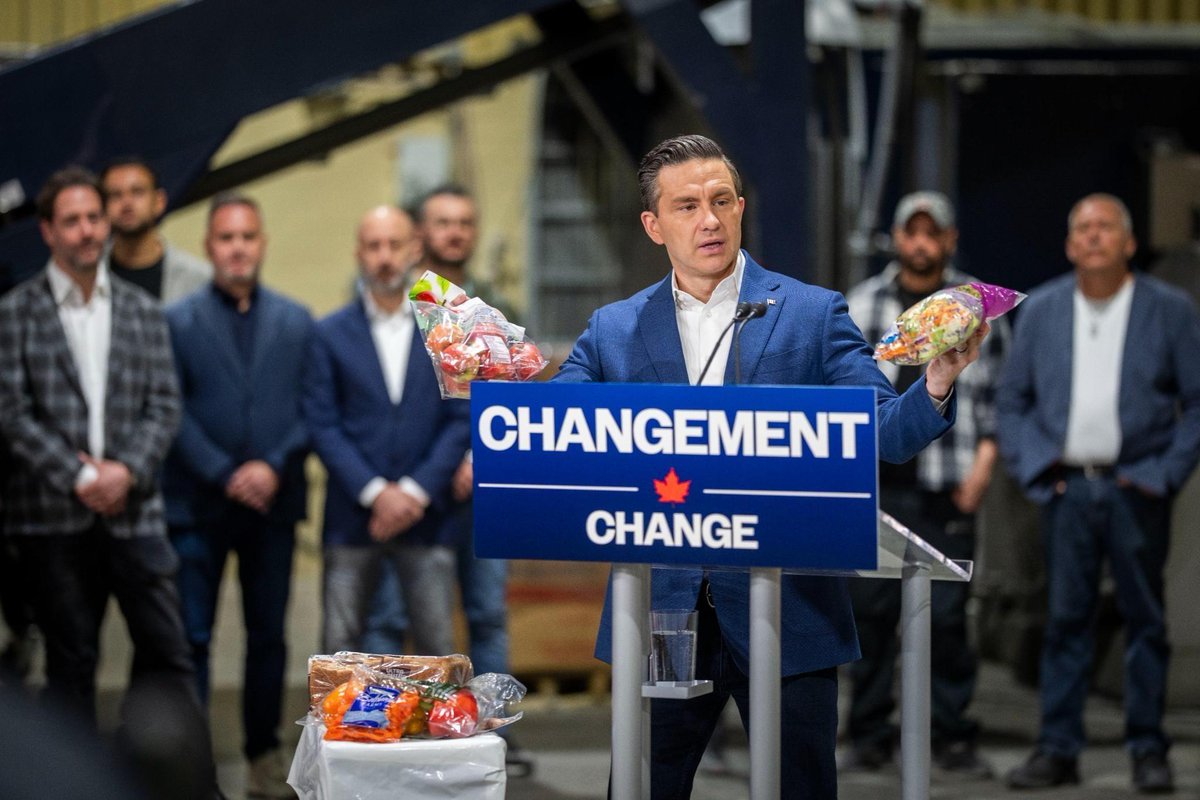 The Liberal tax on plastic food packaging will drive up grocery costs for families by $400/yr, increase food waste and force 60,000 jobs out of Canada.

The Conservative Plan for Change will axe the food packaging tax and scrap these costly Liberal bans to save your job and your
