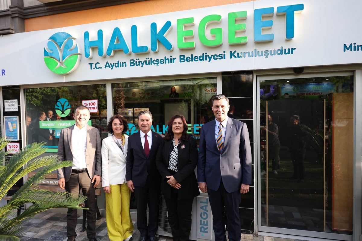 Manisa Büyükşehir Belediye Başkanımız Sn. Ferdi Zeyrek, Muğla Büyükşehir Belediye Başkanımız Sn. Ahmet Aras ve Denizli Büyükşehir Belediye Başkanımız Sn. Bülent Nuri Çavuşoğlu, Menteşe Belediye Başkanımız Sn. Gonca Köksal Aras ile birlikte Halk Ege Et Mimar Sinan Şubemizi ziyaret