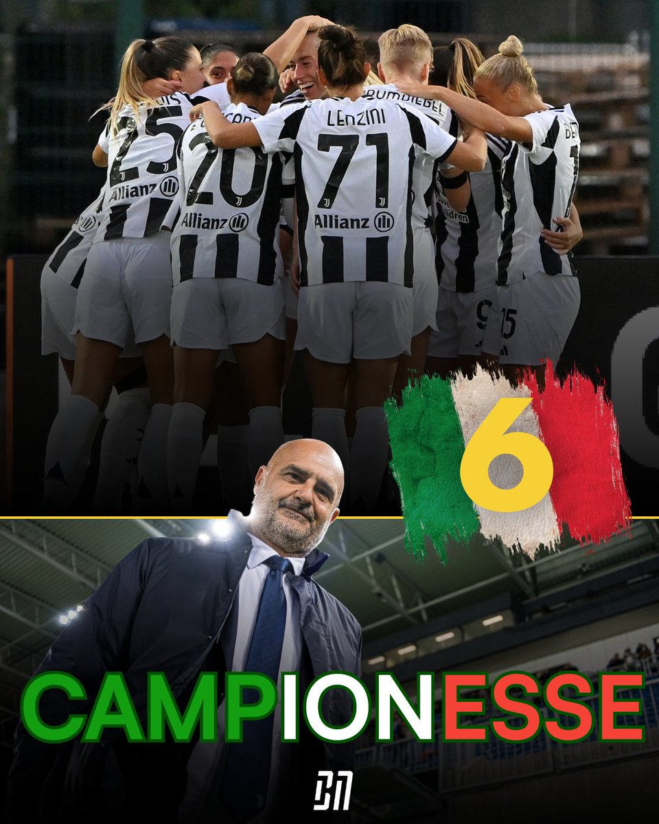 ⚪⚫🇮🇹 LA #JUVENTUSWOMEN È CAMPIONE D'ITALIA