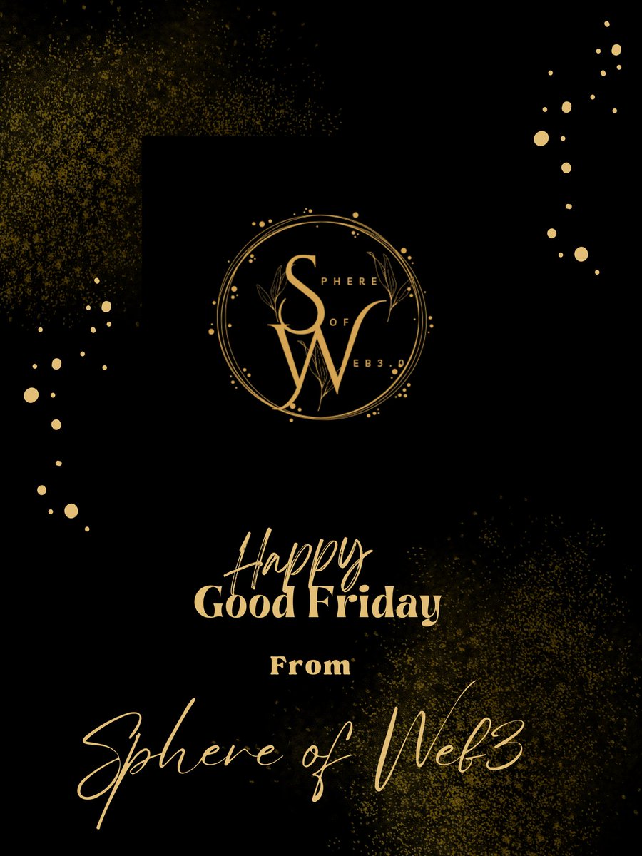 Sphereofweb3's tweet image. On this Good Friday, we reflect on sacrifice, redemption, and hope. At Sphere Of Web3, we&apos;re building technology with purpose—one that includes, uplifts, and empowers. May this day remind us to stay rooted in values that matter.

 #GoodFriday #Web3WithPurpose