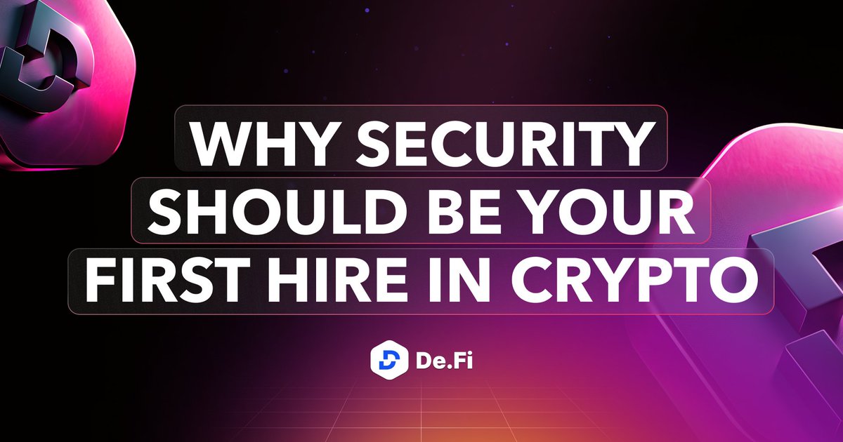 artemDeFi's tweet image. Why Security Should Be Your First Hire in Crypto

Most founders wait until it's too late.

One exploit, one bug, one bad decision - and you're wiped out.

🧵Let’s talk about why security isn’t a nice-to-have, it’s your foundation.