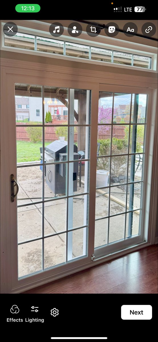 HoosierWindows's tweet photo. Did you know we do sliding patio doors too? Check out this sliding patio door we just installed for a homeowner, featuring enhanced triple-pane glass and contour style grids. 
#slidingglassdoors #WindowReplacement #alside https://t.co/q2LGl6h724