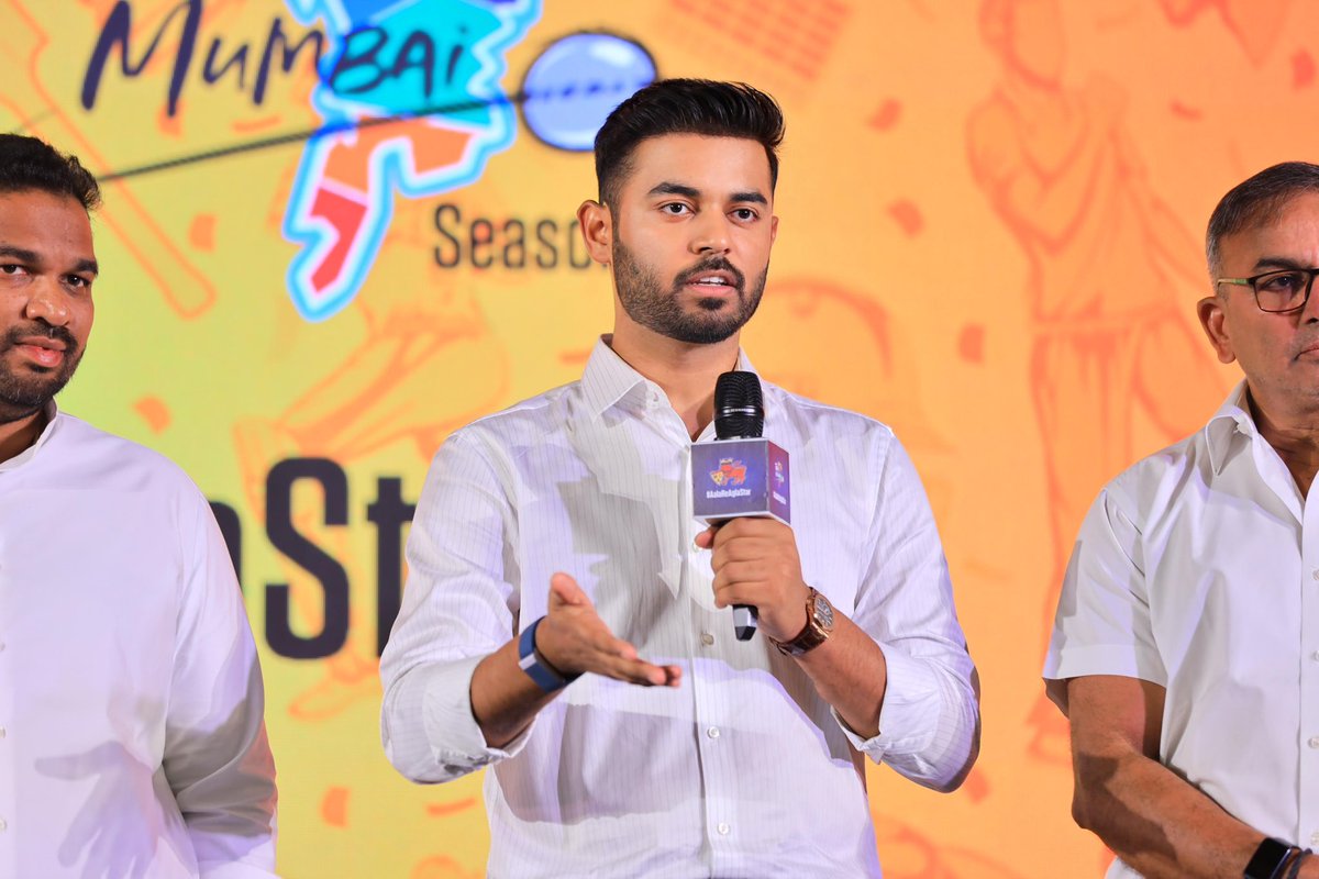 Vihang Sarnaik (@vihangsarnaik) on Twitter photo At the Grand launch of T20 Mumbai league as we unveil Rohit Sharma to be the face of the season. A thrilling moment for me along with <a href="/ajinkyasnaik/">Ajinkya Naik - President, MCA.</a> as we kick start this season to set the stage to find the next generation talent ! <a href="/MumbaiCricAssoc/">Mumbai Cricket Association (MCA)</a> At the Grand launch of T20 Mumbai league as we unveil Rohit Sharma to be the face of the season. A thrilling moment for me along with <a href="/ajinkyasnaik/">Ajinkya Naik - President, MCA.</a> as we kick start this season to set the stage to find the next generation talent ! <a href="/MumbaiCricAssoc/">Mumbai Cricket Association (MCA)</a>