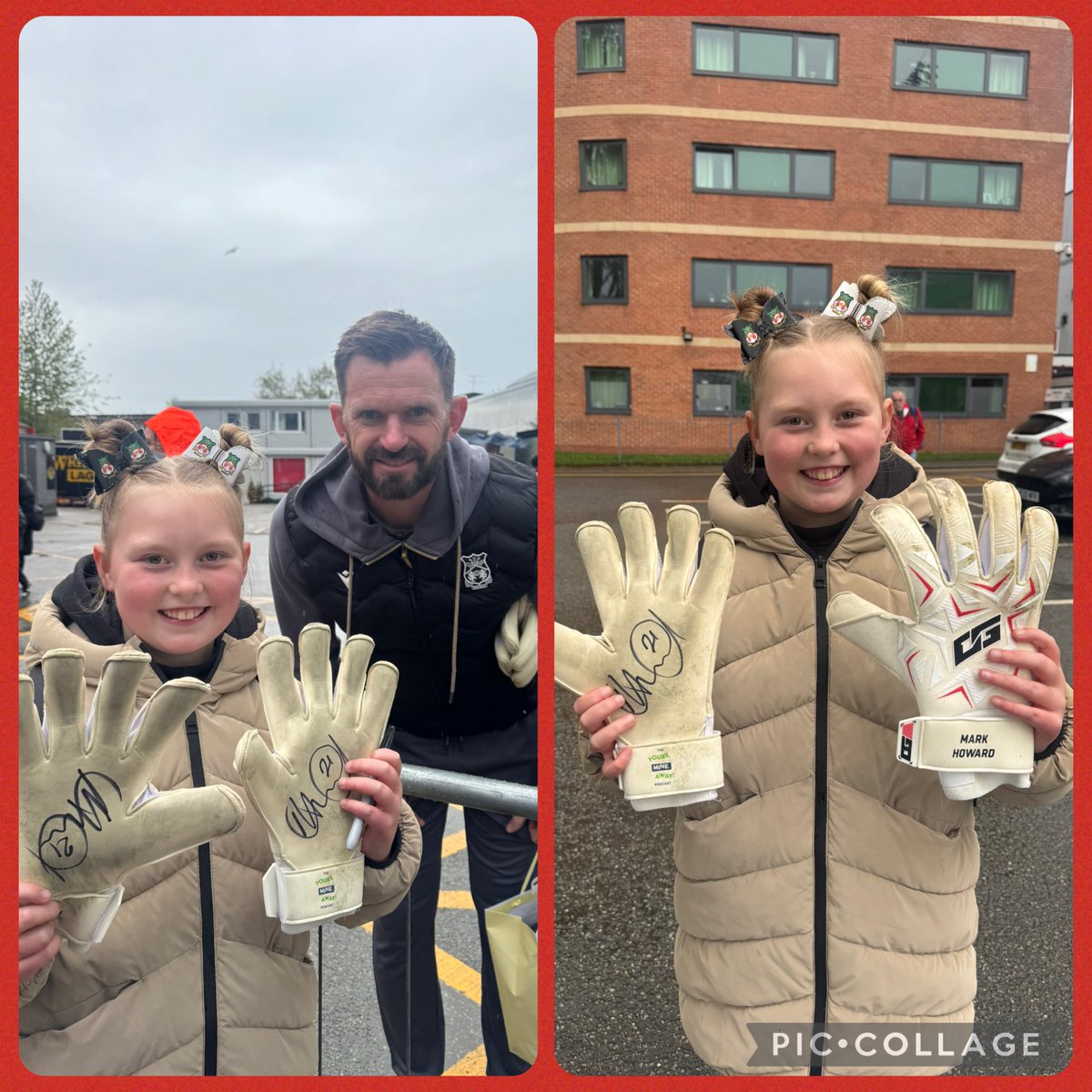 JenCPritch's tweet photo. Lucky Girl ❤️

@Yoursmineaway putting a smile on kids faces 

#markhoward #wxmafc #HerGameToo #forher #EFL https://t.co/9tmbm0fD3p