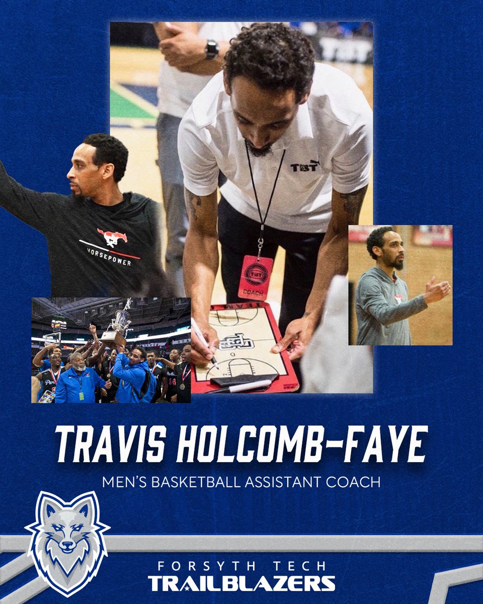 Forsyth Tech Athletics (@forsythtechath) on Twitter photo Welcome to the Trailblazer family, Coach Holcomb-Faye!
<a href="/coachtravishf/">Travis Holcomb-Faye</a>
#APlaceOfPromise
🔗: forsythtechtrailblazers.com/sports/mbkb/20… Welcome to the Trailblazer family, Coach Holcomb-Faye!
<a href="/coachtravishf/">Travis Holcomb-Faye</a>
#APlaceOfPromise
🔗: forsythtechtrailblazers.com/sports/mbkb/20…