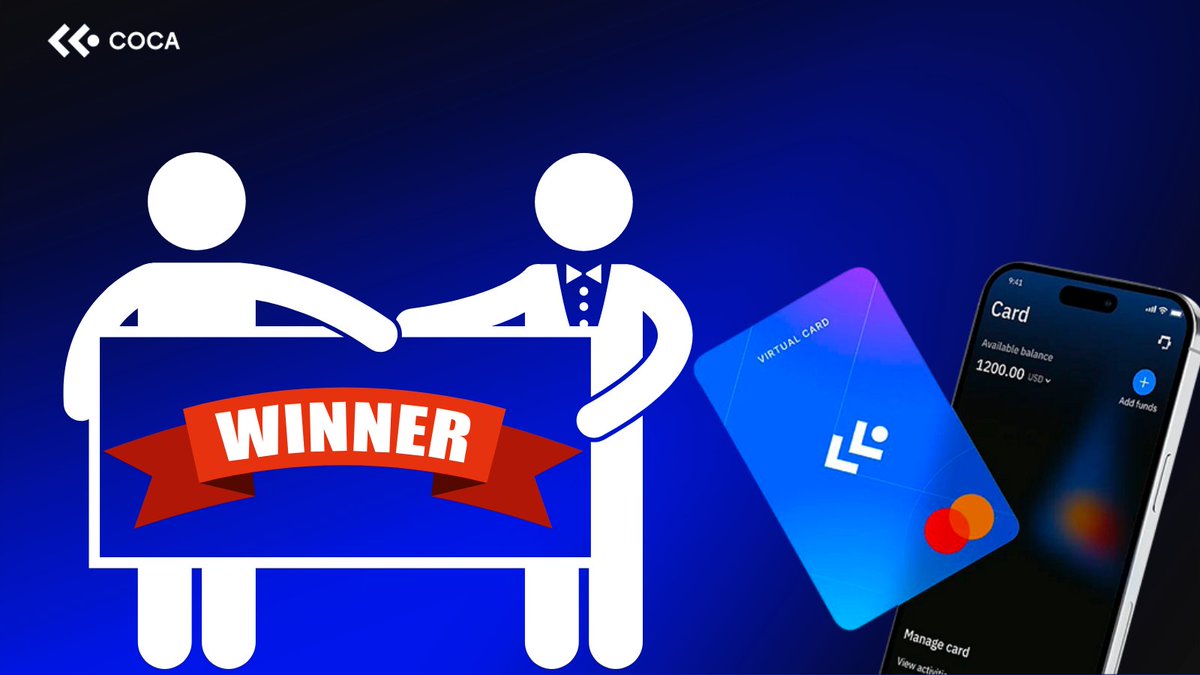 coca_wallet's tweet image. 🎉 We have new Lucky Drop winners! 🎉

DFfw*****************UMu  
 DBF7*****************29Y  
 D9gn*****************Gko   
DPUp*****************ECD   
D77C*****************LQk

Big congrats to everyone who scored a drop — more coming soon! 👏🔥 #COCA #LuckyDrop #DeF