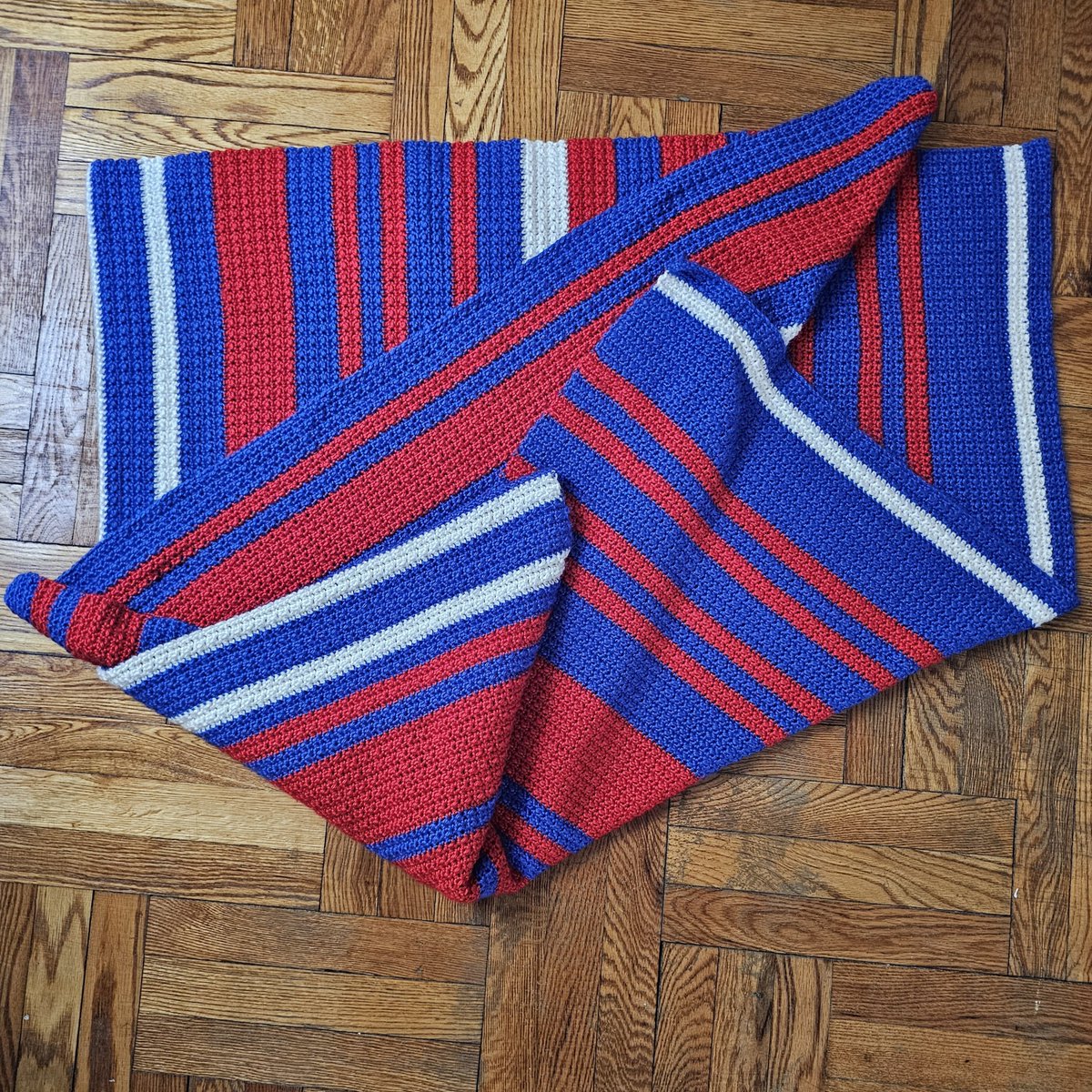 lefttoremind's tweet image. Game 82/82 and it is finally finished!!!! The 2024-25 @NYRangers Scoreboard Blanket is complete!!!!