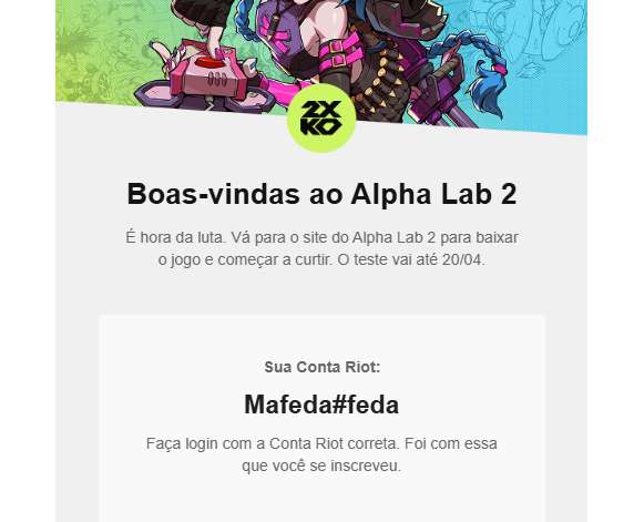 Eita como fui aprovado para o alpha