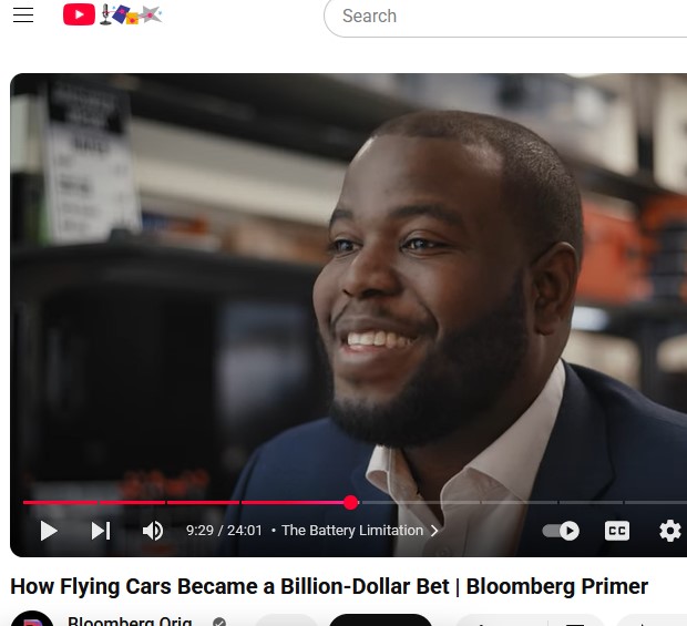 Matthew Clarke is one of the global experts featured in a new 24-minute documentary by Bloomberg on EVTOLs.  Here are links to the video:
youtu.be/hVoRXdcCOjw?si… 

bloomberg.com/news/videos/20…