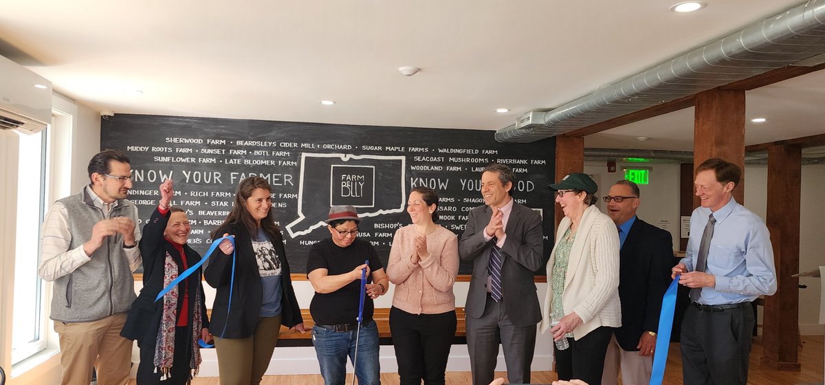 PatriquinArch's tweet photo. Our team was thrilled to attend the grand opening of Farm Belly Café, now open on the ground floor of our building in Fair Haven! A huge congratulations to Meg and the entire Fresh Farm Belly team for creating such a warm, welcoming space rooted in community and good food. https://t.co/TZIEd8Z9dE