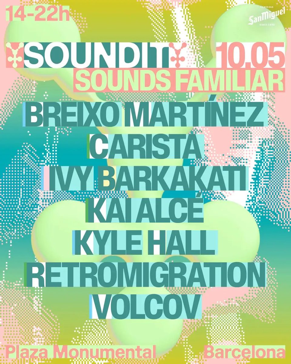 May 10th Barcelona! W/<a href="/kaialce/">Kai Alcé</a>  &amp; <a href="/_soundsfamiliar/">Sounds Familiar</a> gang!
