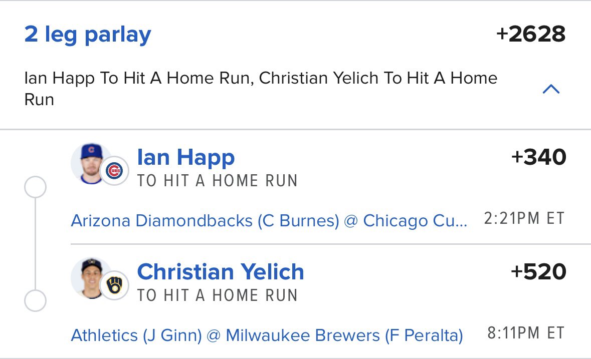 ChillyBets's tweet photo. Happ leads us off today 🤝👀

$200 to someone who likes/rt/comments when this cashes ❤️

15 game entire slate 40% off ⬇️

https://t.co/iZb98MbyY2 https://t.co/YWjq2ZtJyV