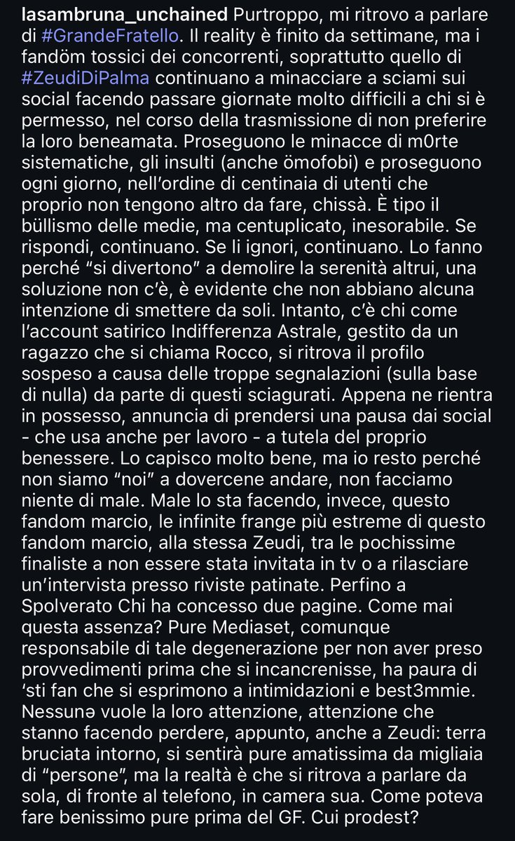 LaSambruna's tweet photo. Non è bello né da me farmi i complimenti da sola ma la perfezione IMMACOLATA della musica che ho scelto per questo post mi fa VOLARE scusate 🤣✈️

#GrandeFratello https://t.co/3jRneJbrmN