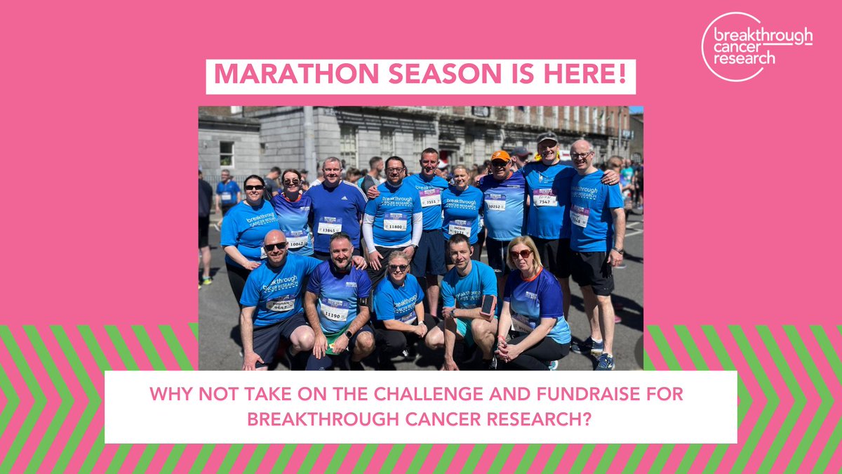 BreakthroCancer's tweet image. 🏃‍♀️🏃‍♂️ Marathon season is here! Take on the challenge &amp;amp; fundraise for Breakthrough Cancer Research! 

With races across Ireland, every step you take helps fund lifesaving cancer research.

Find inspiration👉breakthroughcancerresearch.ie/our-events/

#MakeMoreSurvivors #MarathonSeason #RunForAReason
