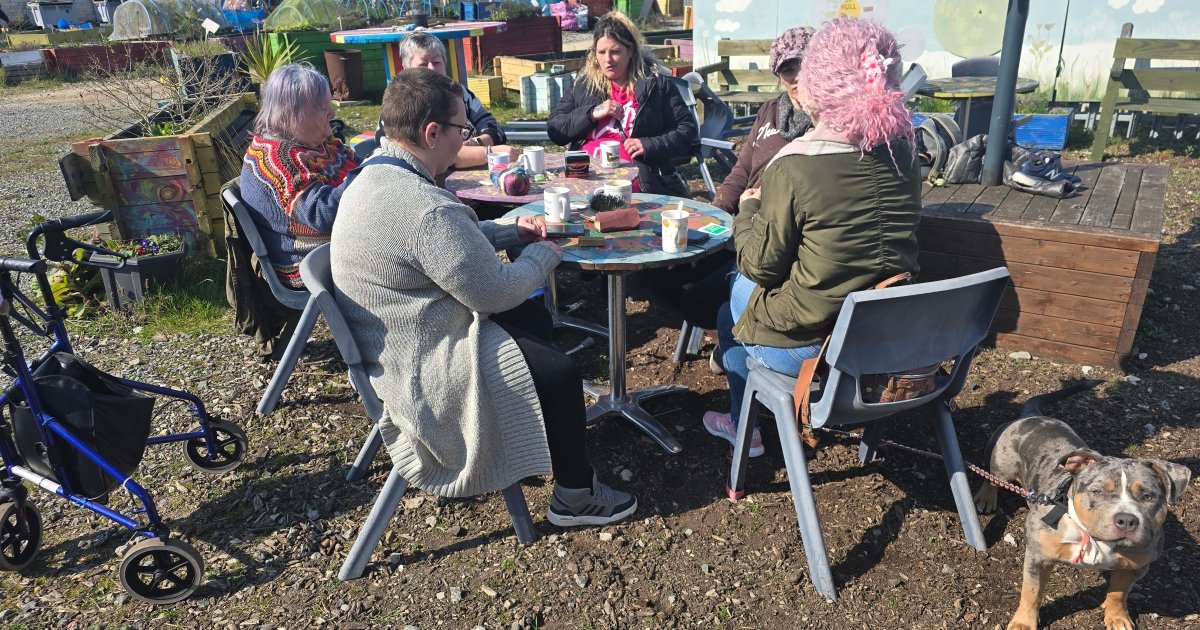 Thursdays at Rooted in Hull are for our women’s group, Rooted in Sunshine. They meet every Thursday from 10 until 1pm and all women are welcome to join us for a great place to connect whilst doing a bit in the garden, arts &amp; crafts and of course, home-grown, home-cooked food.