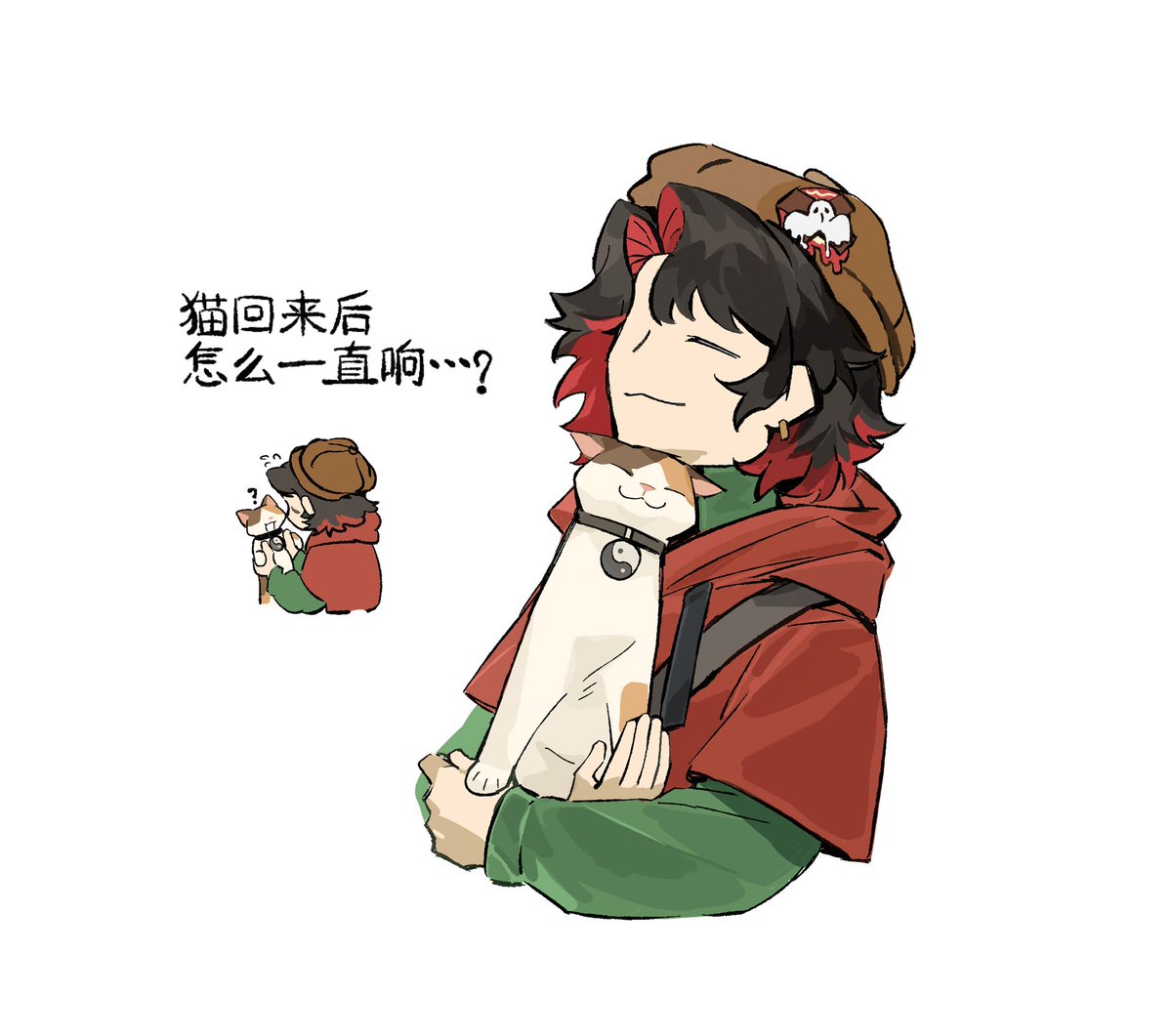 Mead_Vilya's tweet image. 安安与嘉欣💚❤️ #Reverse1999 #リバース1999 #東九龍組 #Anyain