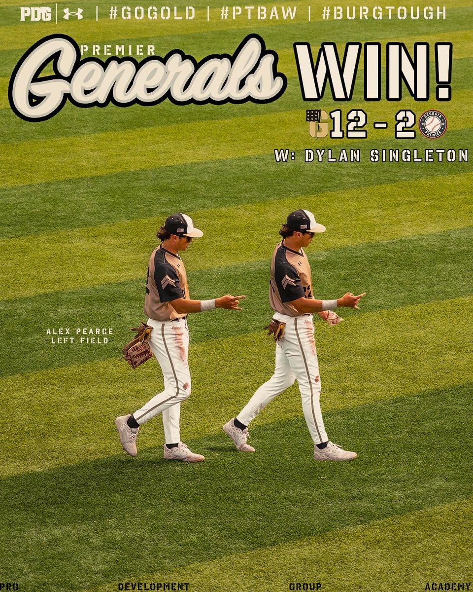 PDGABASEBALL's tweet photo. Another series W for Premier🙌🏼
 
#GoGold | #PTBAW | #BurgTough https://t.co/mvnTF9x3z8