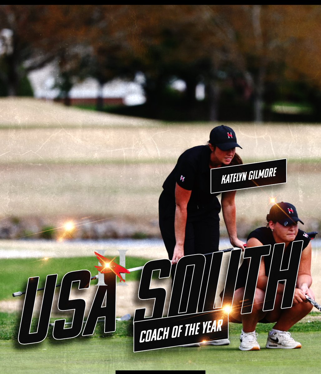 HCHawksSports's tweet photo. Katelyn Gilmore's selection as the USA South's Women's Golf Coach of the Year headlines Huntingdon's All-Conference selections!

#hawkem https://t.co/pQMv4RdHSZ