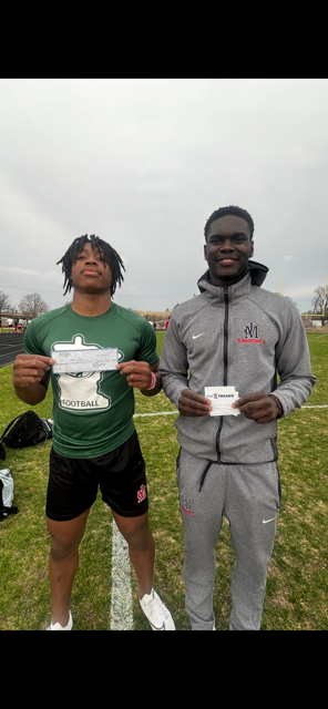 Wow! Huge thank you to MN Treads - they ran a couple of challenges with their clients and were able to donate to JM a $250 check for the Track Team and $600 in gift cards to used toward student-athletes needing footwear. Thank you so much!