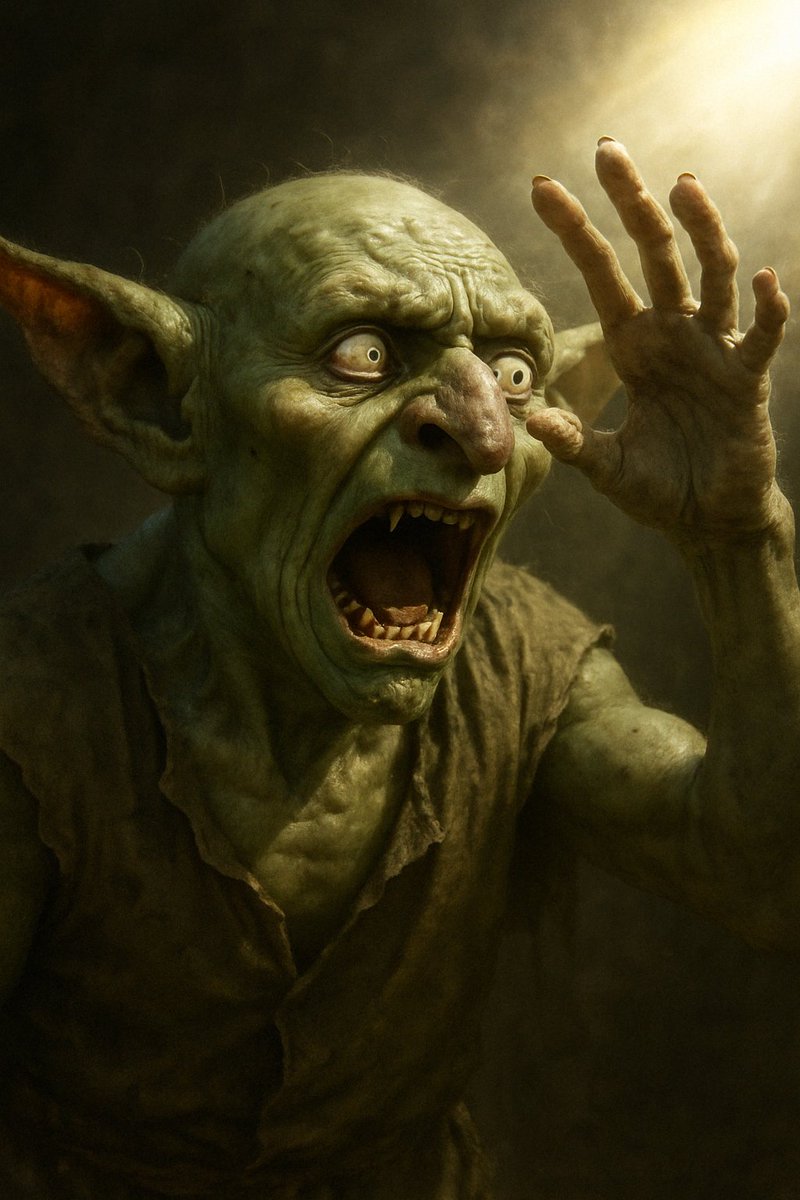 CarrionVult's tweet photo. Happy Friday, fellow goblins and scribblers of the dark! May your weekend be full of mischief, muddy inspiration, and lore unfit for daylight. But beware… don’t wander into the sun. Goblins duel in the dark.

#GoblinCanon #GBLN #GoblinLore #DarkWeekend #LoreMakers #Web3Fantasy #GoblinCoin