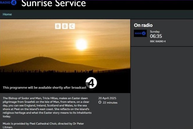 CathedralIOM's tweet image. The news is out- do tune in!