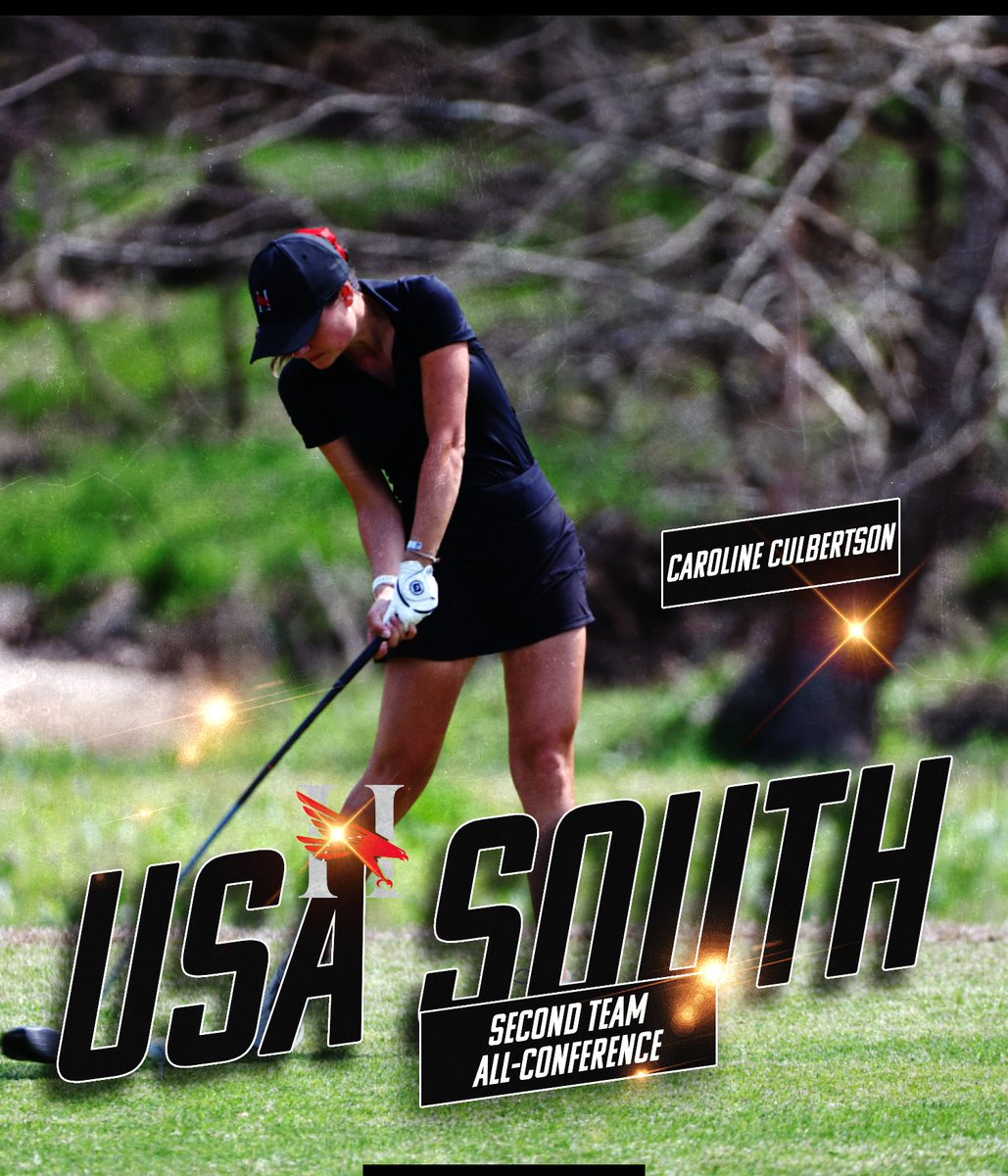 HCHawksSports's tweet photo. Katelyn Gilmore's selection as the USA South's Women's Golf Coach of the Year headlines Huntingdon's All-Conference selections!

#hawkem https://t.co/pQMv4RdHSZ