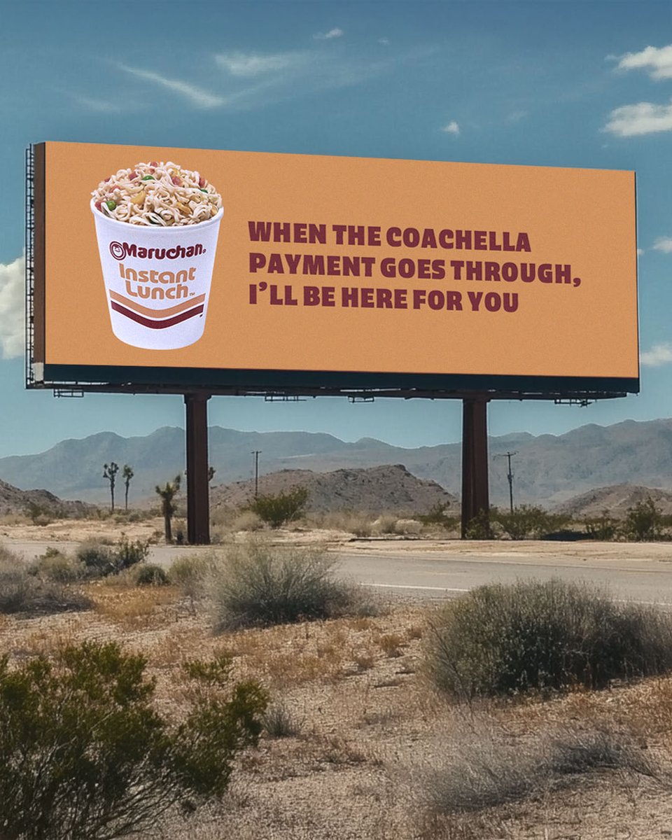 Maruchan_Inc's tweet photo. coachellllaaaaaaa https://t.co/Wx833we4yJ