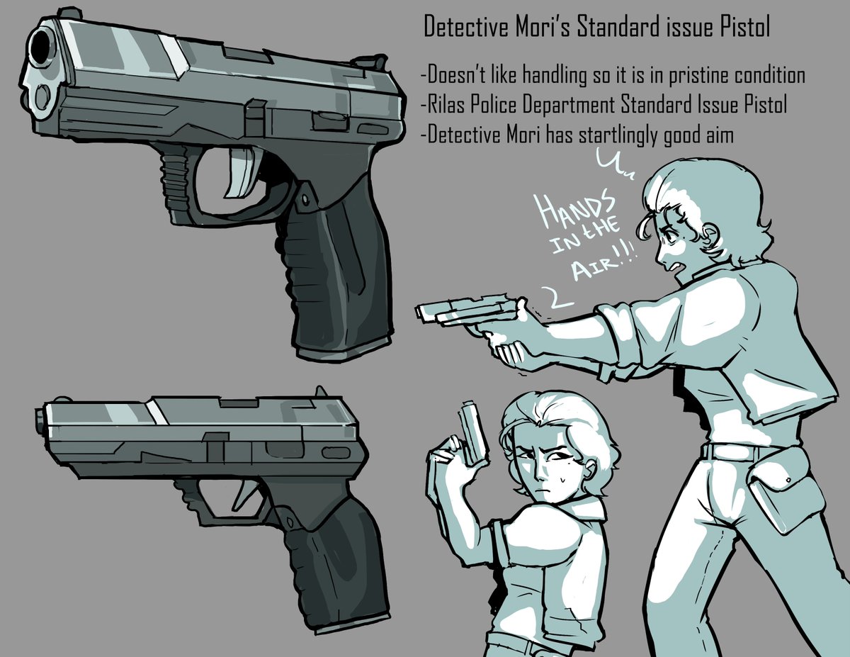 I really locked in for this one. Weapon design for my class!