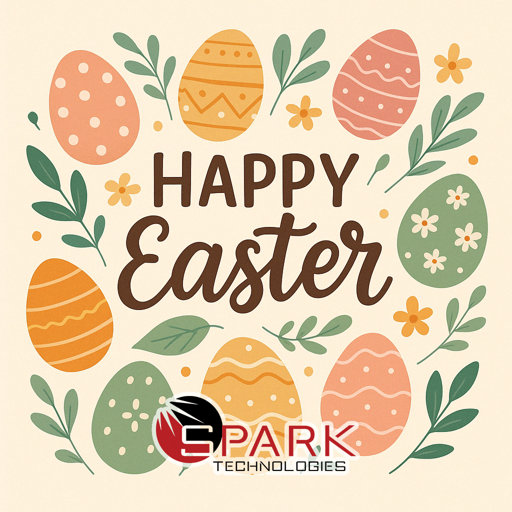 SparkTechLLC's tweet image. Happy Easter from Spark Technologies! - mailchi.mp/sparktechllc/h…