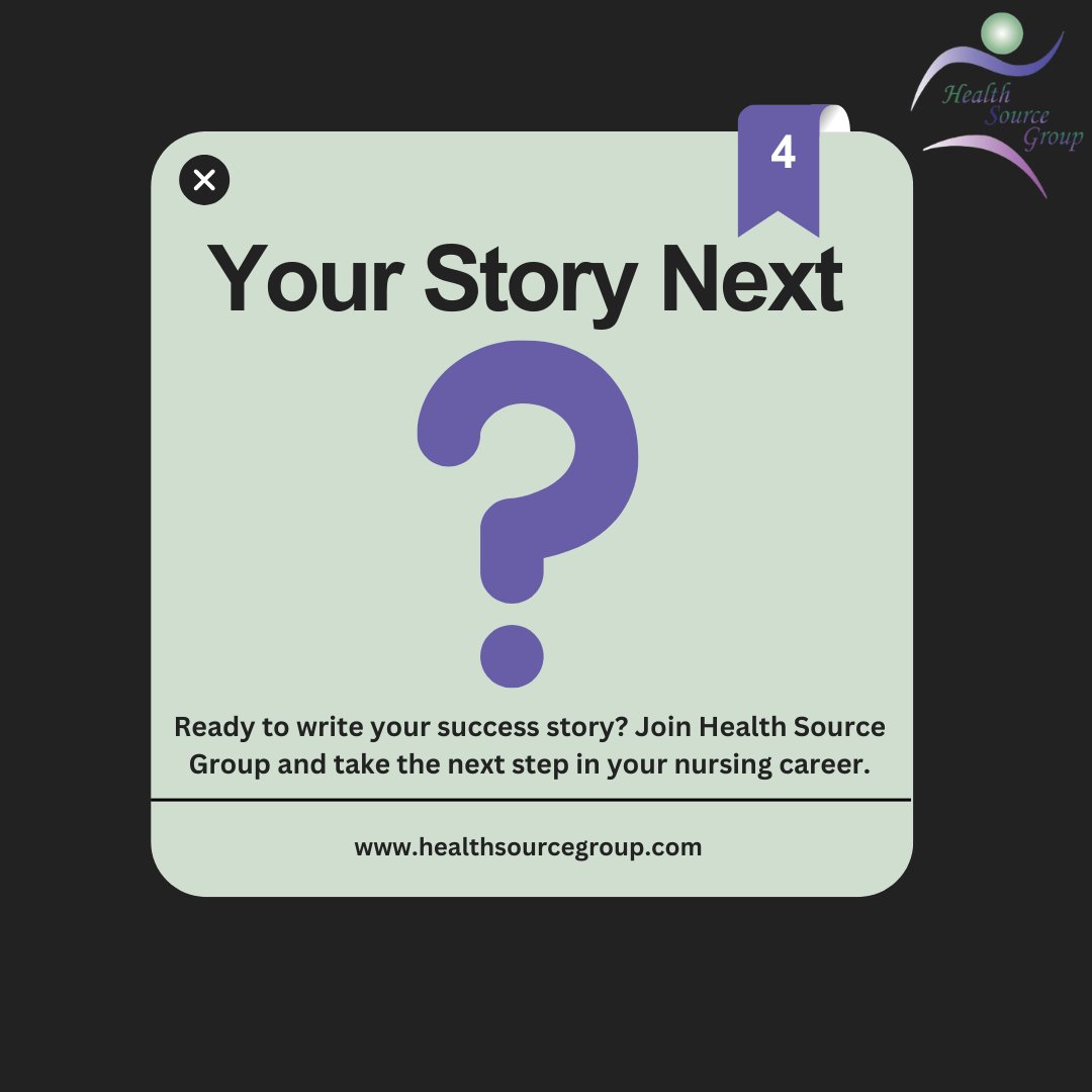 healthsourcegrp's tweet photo. 🌟 Real Nurses. Real Growth. Real Impact. 🌟​
At Health Source Group, we're proud to support nurses like Sarah, John, and Maria as they advance their careers and make meaningful contributions to healthcare.​
#NursingCareers #HealthSourceGroup #NurseSuccessStories #JoinOurTeam https://t.co/zsR3sv8orX
