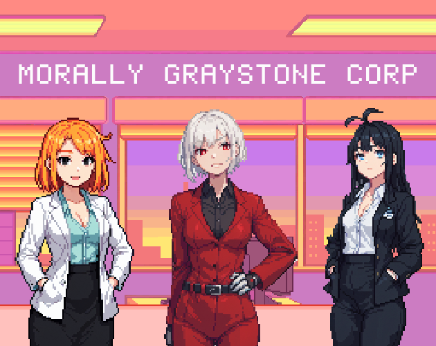 TheAkari's tweet photo. "Morally GrayStone Corp"

We made a small game for Ludum Dare 57 gamejam. It's a visual novel with 2d exploration item search. 

Comedy about stock traders inspired by American Psycho and The Big Short. idk, I think some jokes turned out very funny.

https://t.co/f9Z8eGne0l https://t.co/Lw2RwqI21B