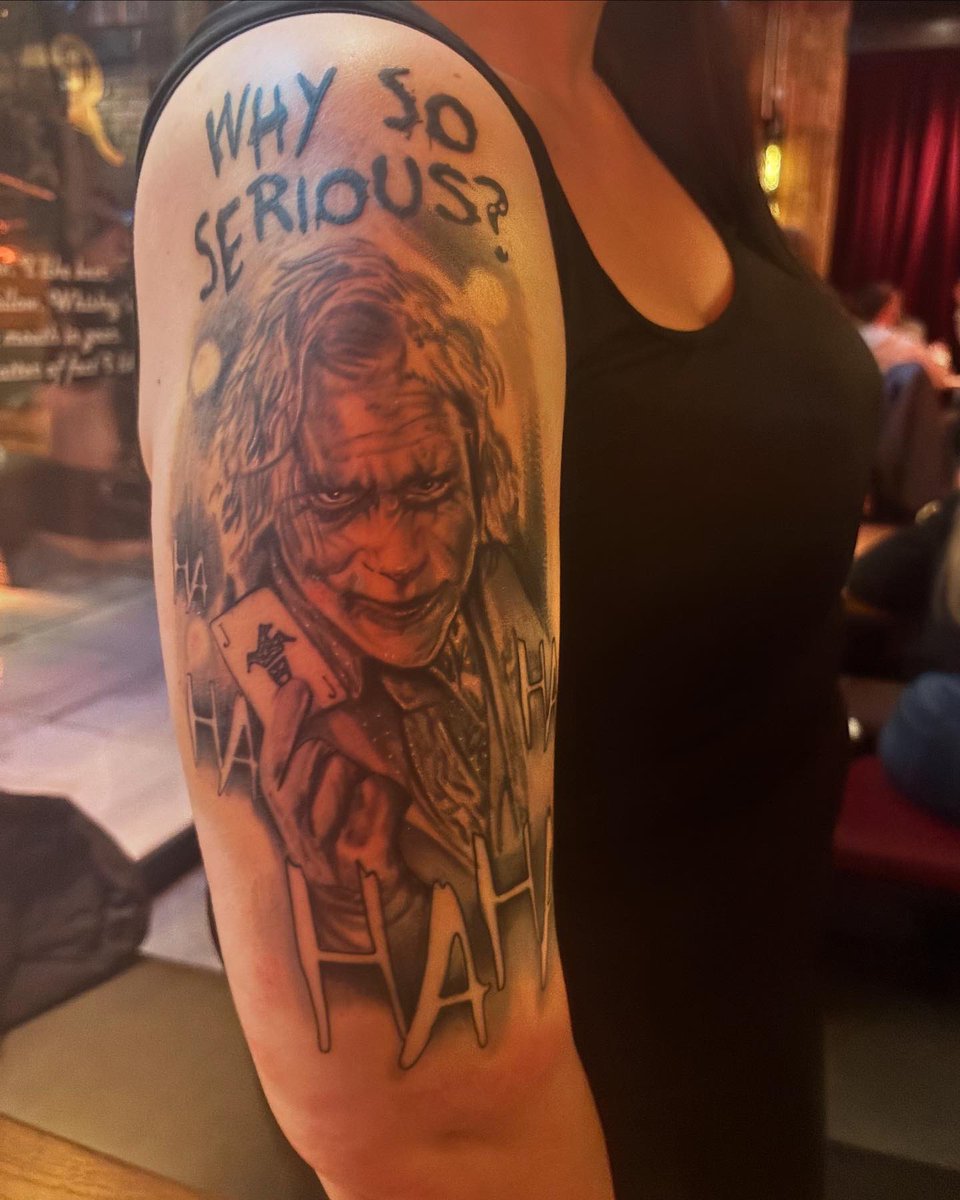#Joker #WhySoSerious #NewTattoo