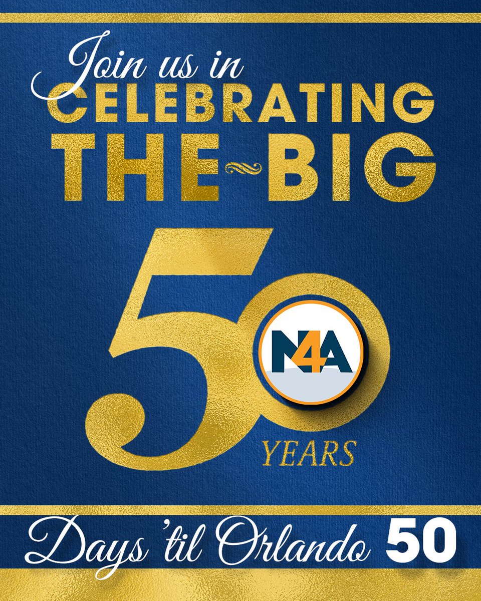 nfoura's tweet image. Join us as we count down to Orlando, celebrating 50 years of N4A! We're calling YOU—our members, past & present—to help tell a story
Share N4A memories, pics, or videos as we honor the legacy and look to the future
Upload your story forms.gle/UaGtaeTtb1Gsqr…
#N4A50 #N4A2025