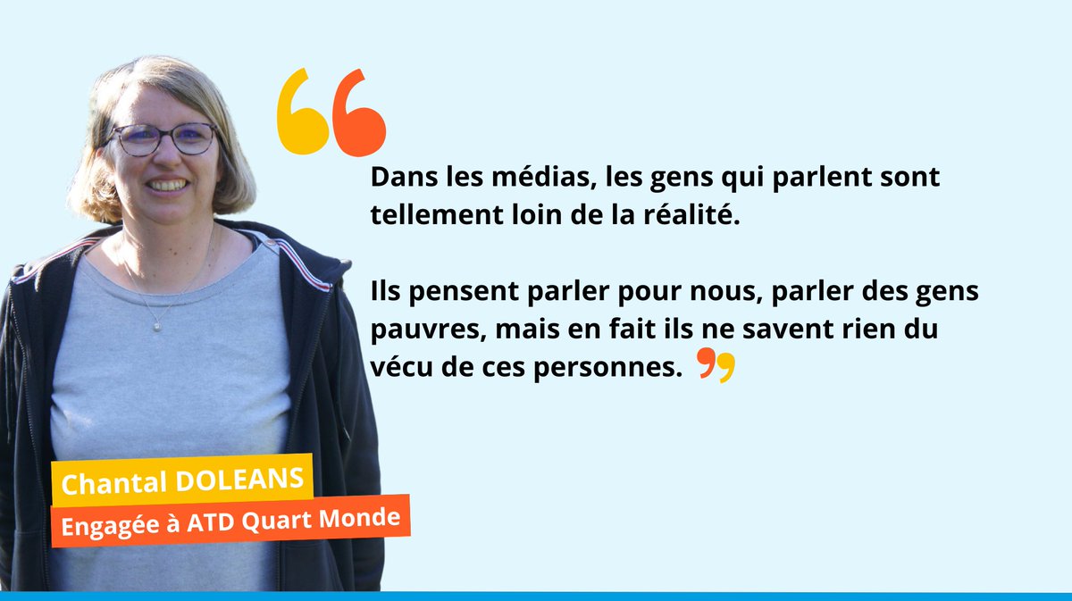 ATD Quart Monde France (@atdqm) on Twitter photo « Quand on a été invisible un moment dans sa vie, c’est important de rencontrer des gens. »
Chantal DOLEANS partage son témoignage sur la force du lien social.
Un récit à découvrir dans le journal <a href="/ATDQM/">ATD Quart Monde France</a> 👉atd-quartmonde.fr/publications/a… « Quand on a été invisible un moment dans sa vie, c’est important de rencontrer des gens. »
Chantal DOLEANS partage son témoignage sur la force du lien social.
Un récit à découvrir dans le journal <a href="/ATDQM/">ATD Quart Monde France</a> 👉atd-quartmonde.fr/publications/a…