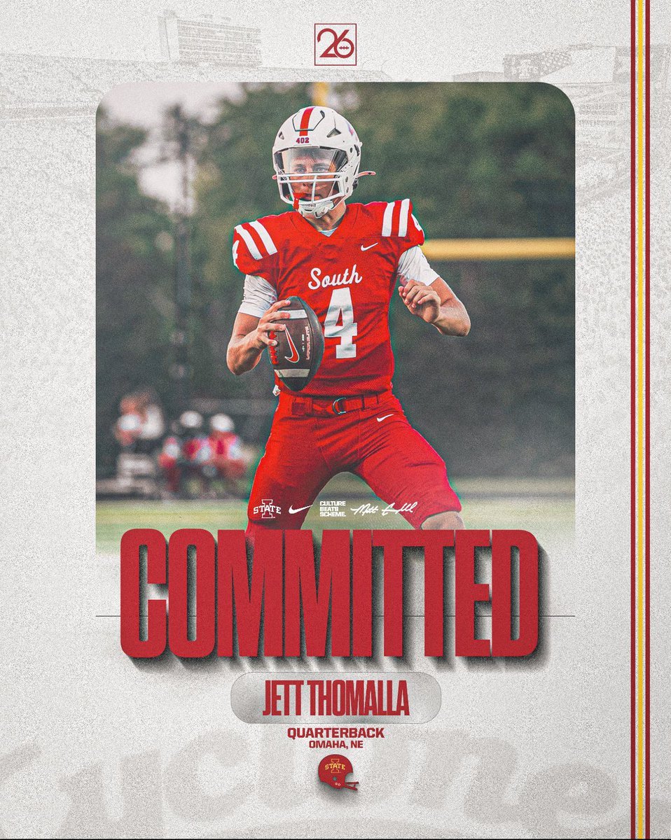 Jett Thomalla (@jettthomalla) on Twitter photo Cyclone Nation, I’m home!!🌪️🌪️🌪️
<a href="/taylorMendy93/">Taylor Mendenhall</a> <a href="/MSouthFootball/">Millard South Football</a> <a href="/CycloneFB/">Iowa State Football</a> <a href="/CoachJWaters/">Jake Waters</a> <a href="/ISUMattCampbell/">Matt Campbell</a> Cyclone Nation, I’m home!!🌪️🌪️🌪️
<a href="/taylorMendy93/">Taylor Mendenhall</a> <a href="/MSouthFootball/">Millard South Football</a> <a href="/CycloneFB/">Iowa State Football</a> <a href="/CoachJWaters/">Jake Waters</a> <a href="/ISUMattCampbell/">Matt Campbell</a>