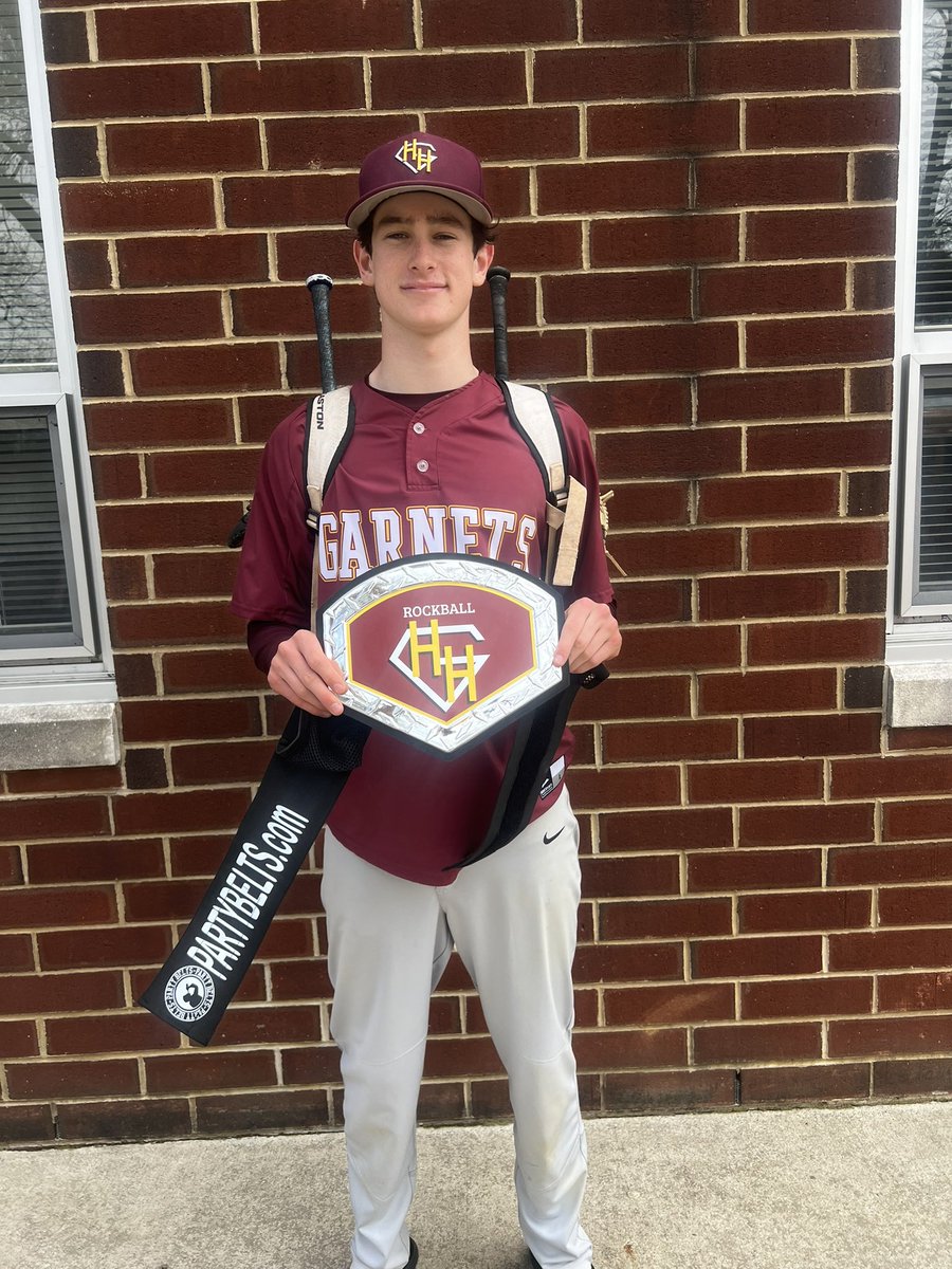 Garnets win 9-7. 
Lachall/Motta both hit HR today. 

Jake Dillon. 5 IP in relief 0er 3Ks and earns the win. 

Garnets P.O.G. goes to Begley with a HUGE go ahead 2 run single in the 7th. 

We are back at it 4/23 at Triton 2:45