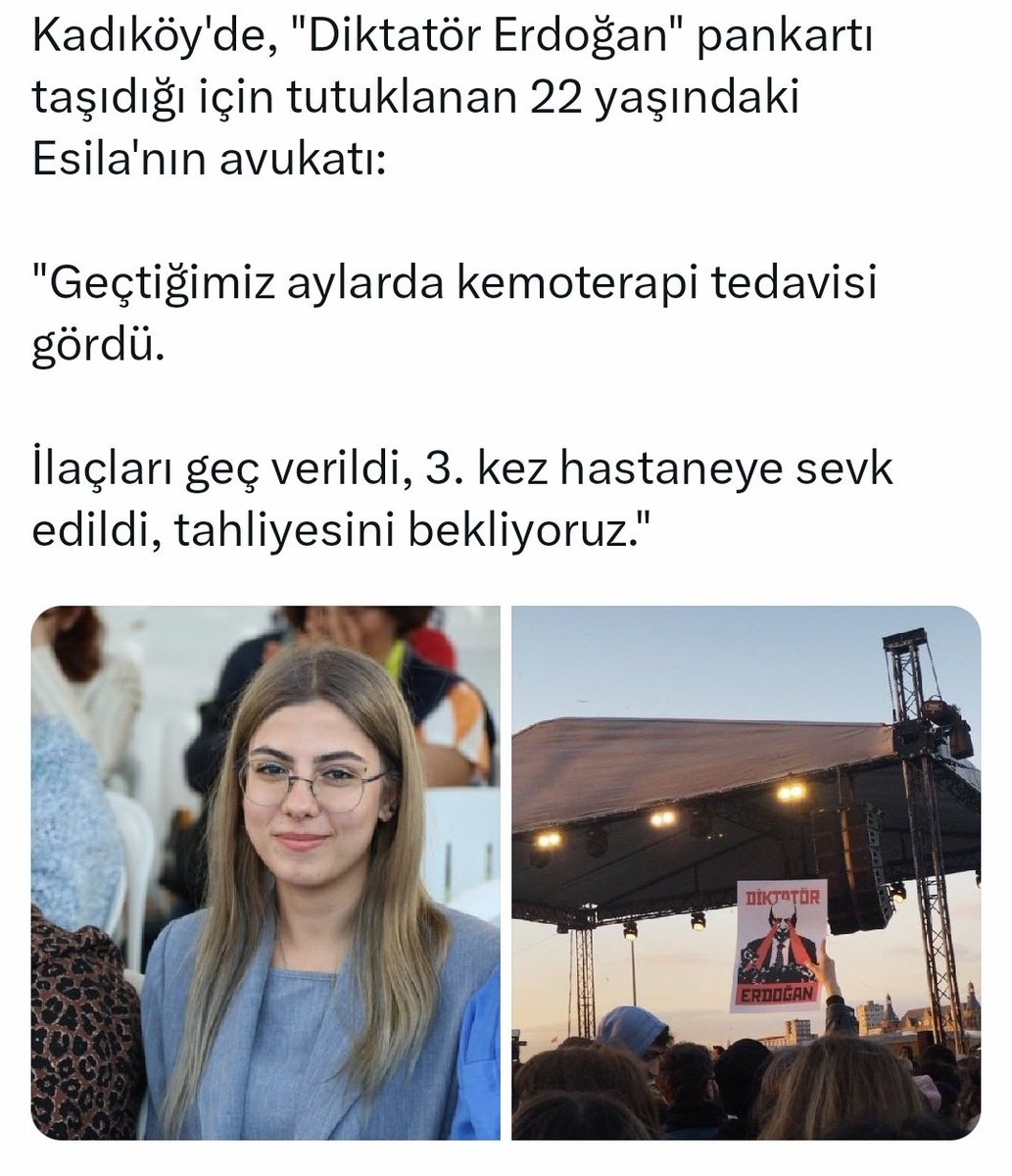kronik kalp ve böbrek hastası esila ayık’ı serbest bırakın #EsilaİçinAdalet