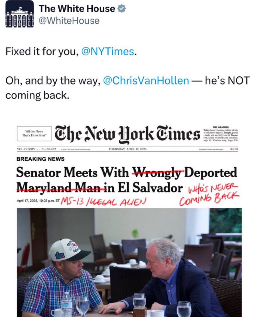 ToutSuiteSinner's tweet image. Doubling down on illegal behavior and ignoring a SCOTUS should have them all #impeached and/or fucking fired.