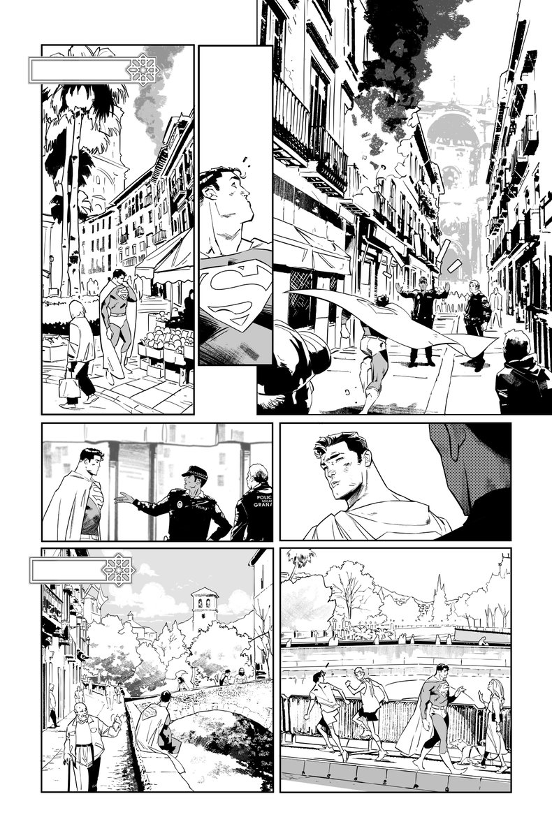 PaniniComicsEsp's tweet photo. ...y se llevará a Superman a recorrer su tierra en la historia "Superman en Granada" del cómic Superman: El Mundo, junto a un plantel internacional. ¡Menudo veranito!
#SupermanDay #SummerofSuperman #ABCdeSuperman https://t.co/ODVGklzMi8