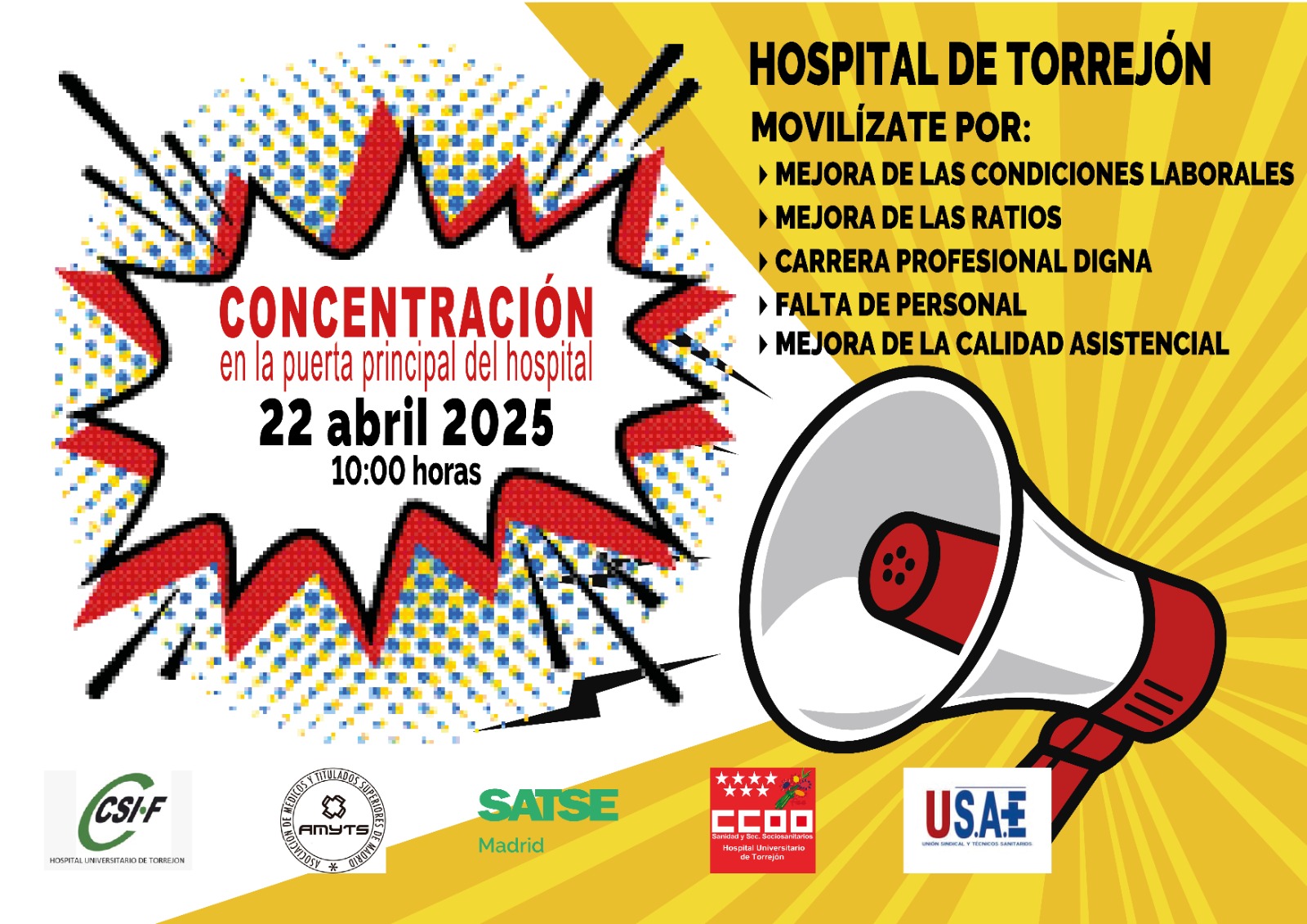 Foto cedida por CCOO Madrid