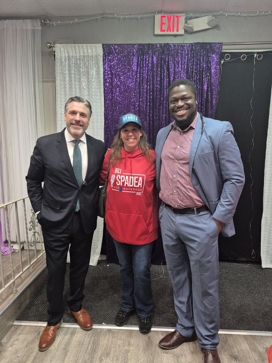 Donnamarie Suszynski (@donnasuszynski) on Twitter photo What a great night in Lyndhurst with my Bergen County peeps supporting Bill Spadea and local candidates.
<a href="/BillSpadea/">Bill Spadea</a> <a href="/BillyPrempeh/">Billy Prempeh</a> What a great night in Lyndhurst with my Bergen County peeps supporting Bill Spadea and local candidates.
<a href="/BillSpadea/">Bill Spadea</a> <a href="/BillyPrempeh/">Billy Prempeh</a>