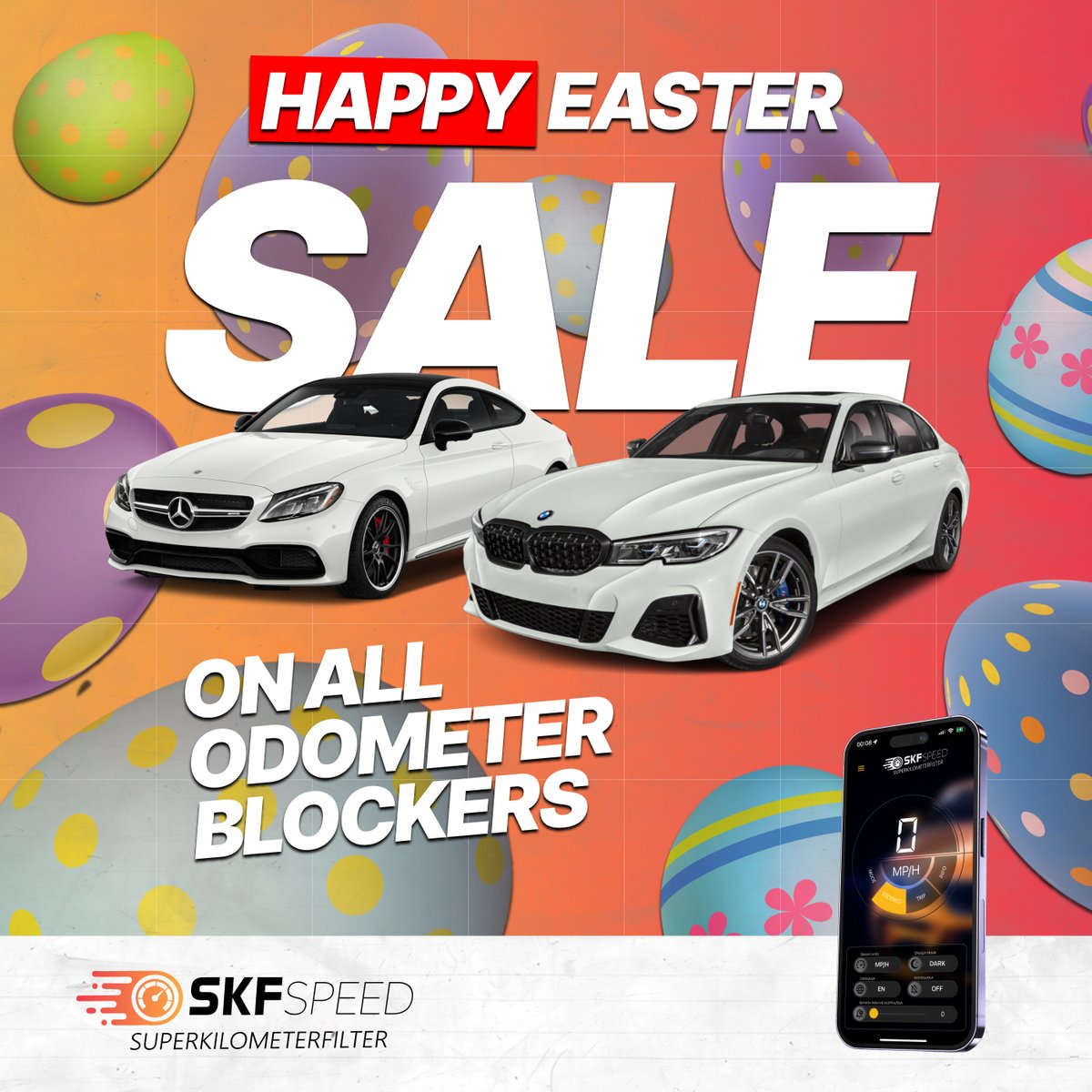 Superkmfilter's tweet photo. 🐣 Easter Special at SuperKilometerFilter! 🐰

Celebrate with €50 off on ALL Mileage Blockers – and if you're going big, get €75 off on orders over €1000!

Use these codes at checkout 👇

easter50 - for €50 on ANY mileage blocker
easter75 - for orders above 1000€ https://t.co/1eB0r5PIuI