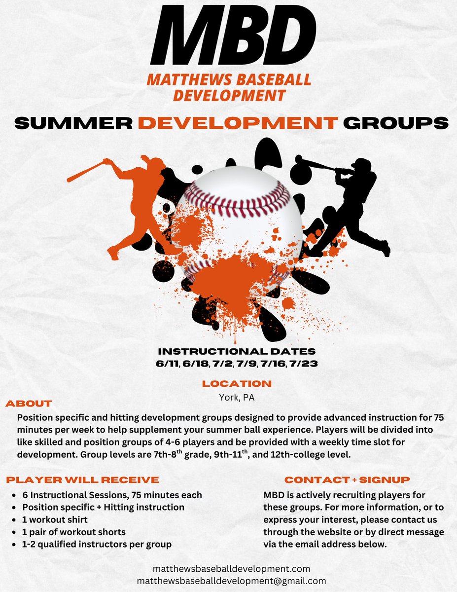 Matthews Baseball Development tweet media