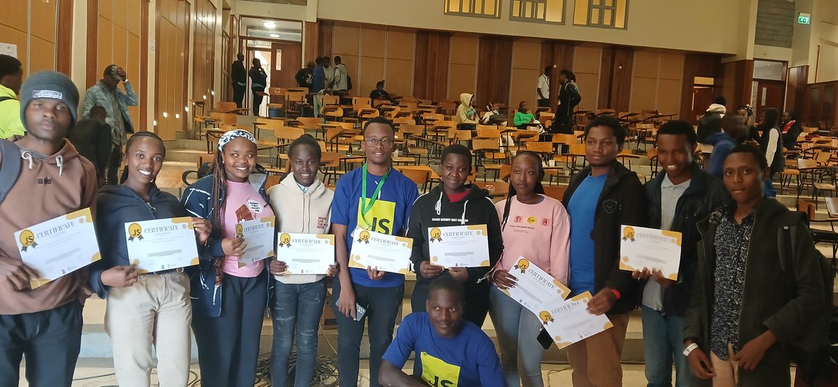 eucossake's tweet image. 🚀 JavaScript Hackathon Recap!
150+ students from Egerton & Kabarak.
One weekend. Endless code. Pure innovation. 💻🔥
From wild ideas to working prototypes—y’all made it legendary.
This is just the start. 🙌
#JavaScriptHackathon #EgertonXKabarak #CodeModeOn