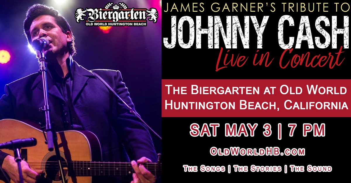 We're back at Biergarten at Old World Huntington Beach! Get 📷 bit.ly/JohnnyCashTrib…