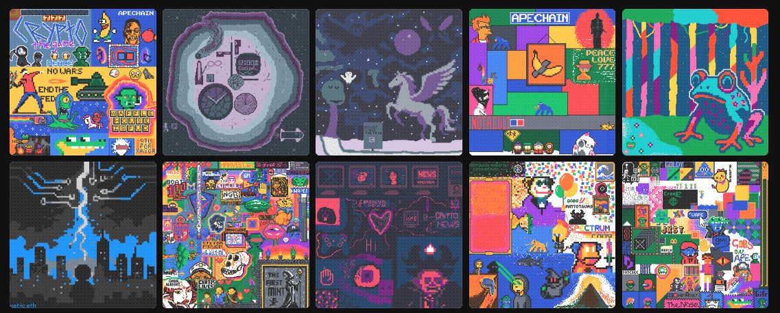 pixelsdotart's tweet image. And then there were 10.