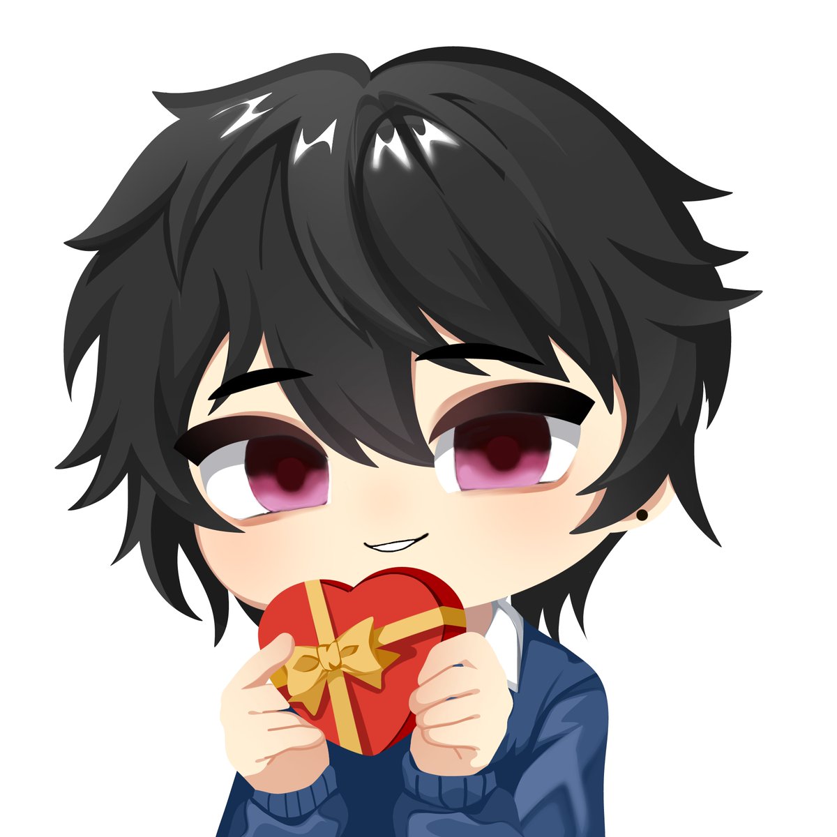 June_twelve's tweet photo. I just paid comm for chibi liev from pulsatio cordis by @Ct4623 and i decided to share

liev at valentine and have 4 stage of yandere 🤣

(This is unrelated but @/Ct4623 i miss your curious cat interaction😭 i hope you can have another qna site. I suggest tumblr coz its easy) https://t.co/QIavL0BMyQ