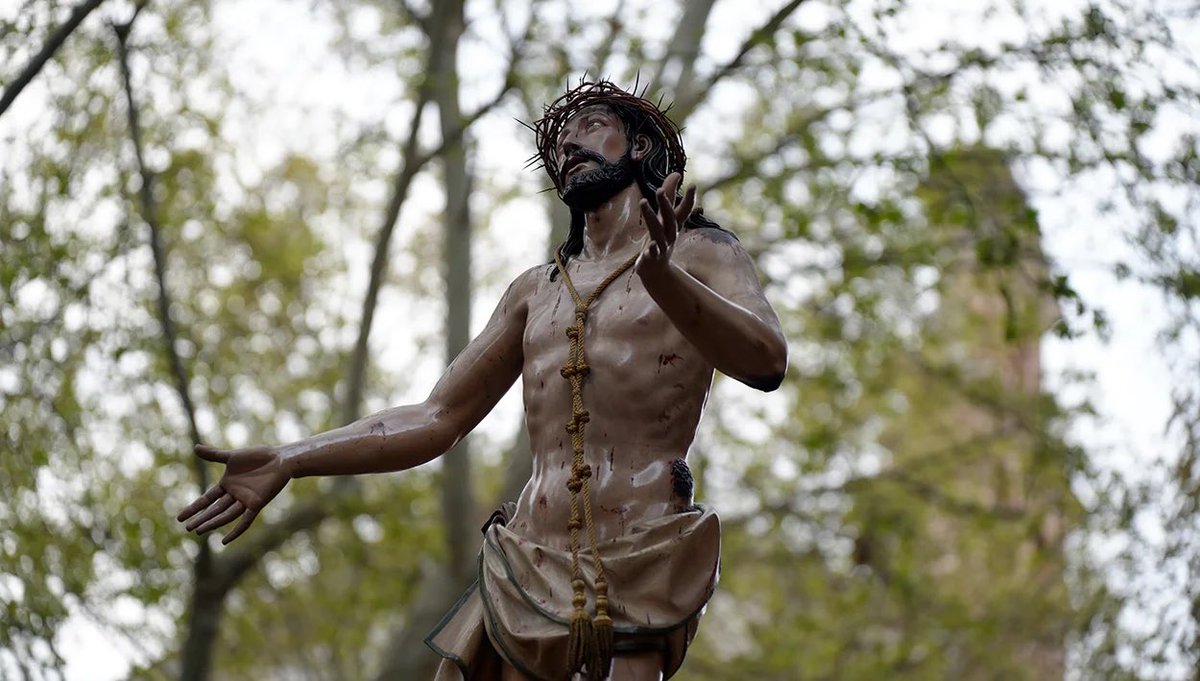 TribunaVa's tweet photo. ✝️ #SemanaSantaVLL2025 | La emotiva entrada del Santísimo Cristo del Perdón a la Catedral protagoniza uno de los mejores momentos del Jueves Santo

👉 El público premió el esfuerzo de los cargadores de la @sagradapasion con un sentido aplauso

📹 @VCofrade
https://t.co/7lzTwn4Lo0 https://t.co/GC56v8m7cx