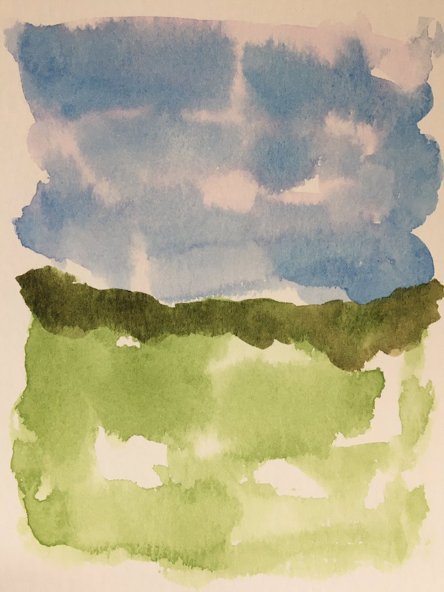 goodcheerkq's tweet photo. 💚💙Sketchbook ~ Blue sky and green grass. #sketchbook #artjournal #creativejournal #watercolors #awesomeapril #spring #havefunandmakesomething #createdtocreate #joyfulart https://t.co/qxe5zEKrsT